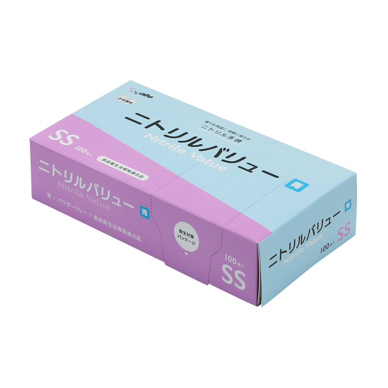 2月上旬以降出荷予定】ニトリルバリュー ブルー パウダーフリー M